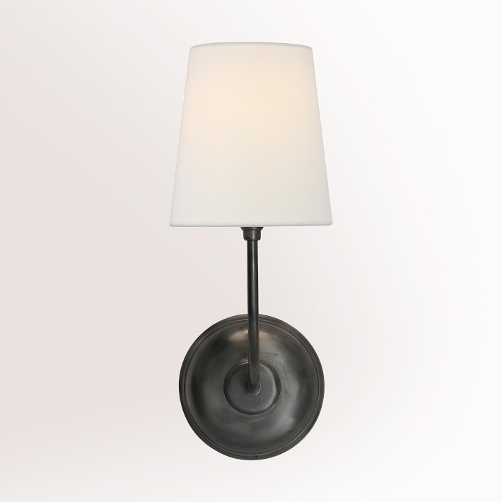 Vendome Single Sconce, Bronze