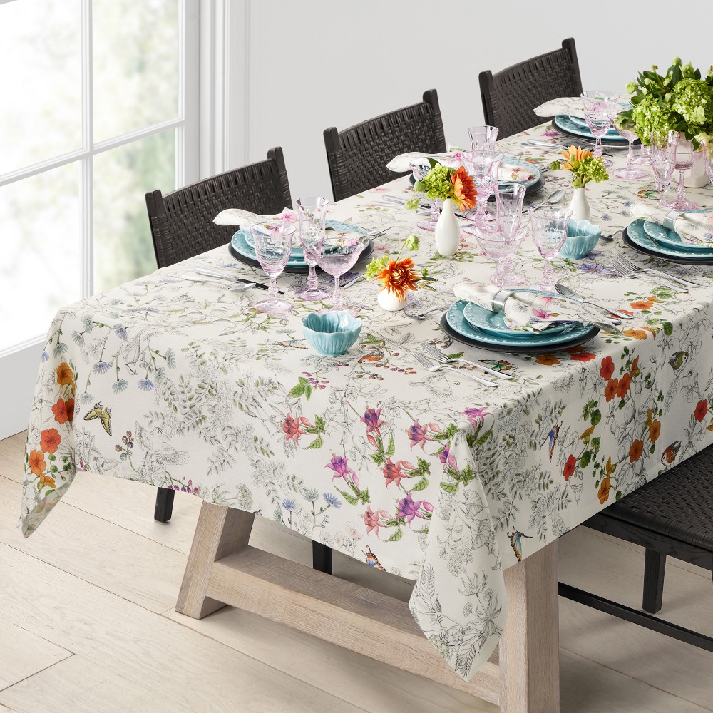 Farfalla Tablecloth, 70"x108", Butterfly