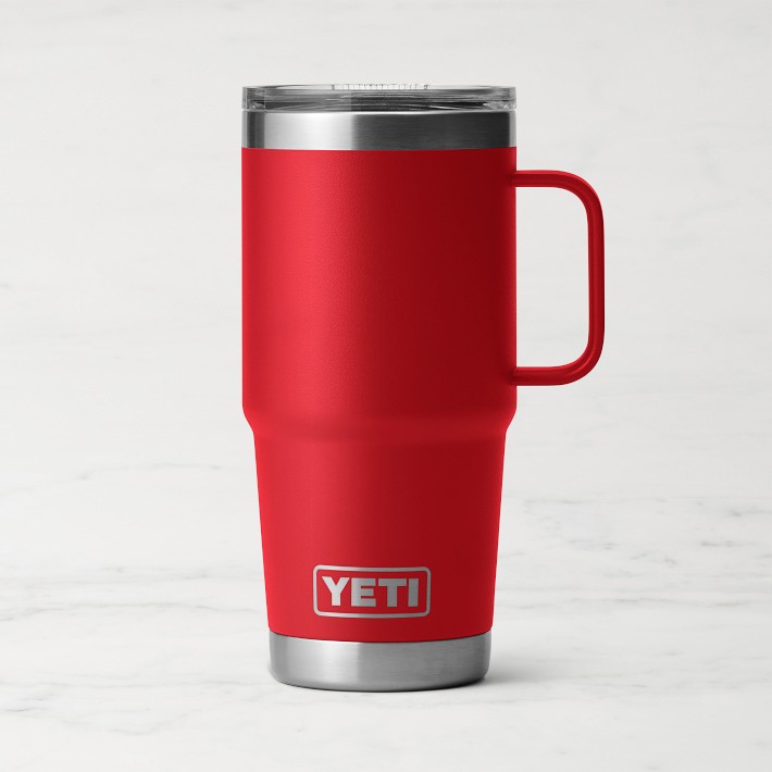 YETI Rambler 20oz Travel Mug, Rescue Red