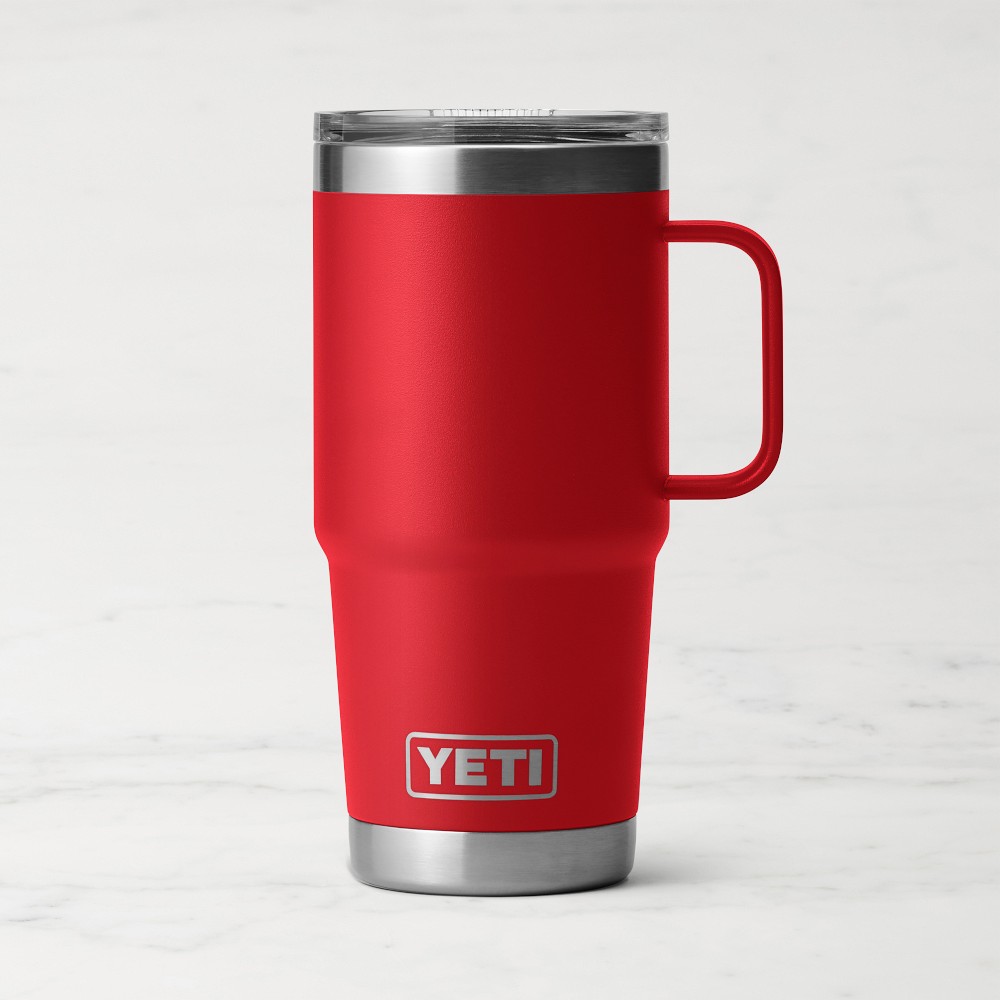 YETI Rambler 20oz Travel Mug, Rescue Red