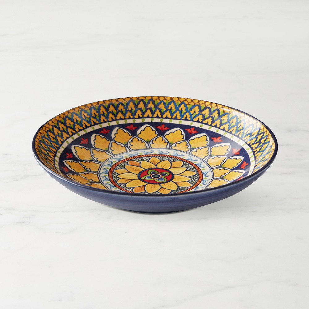 Sicily Ceramic Pasta Bowls Set of 4