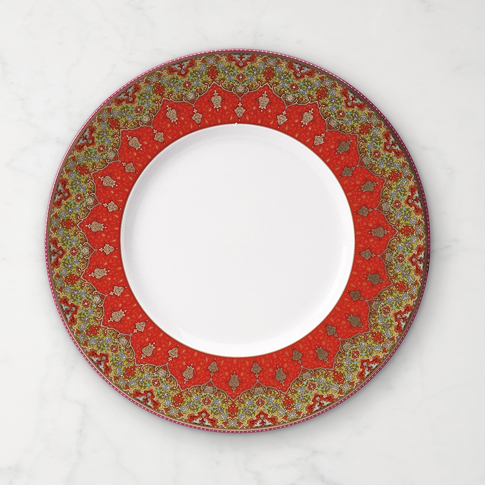 Deshoulieres Dhara Red Dinner Plate