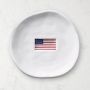 American Flag Appetizer Plates, Set of 4