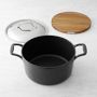 All-Clad Enameled Cast Iron Dutch Oven with Trivet, 6-Qt.