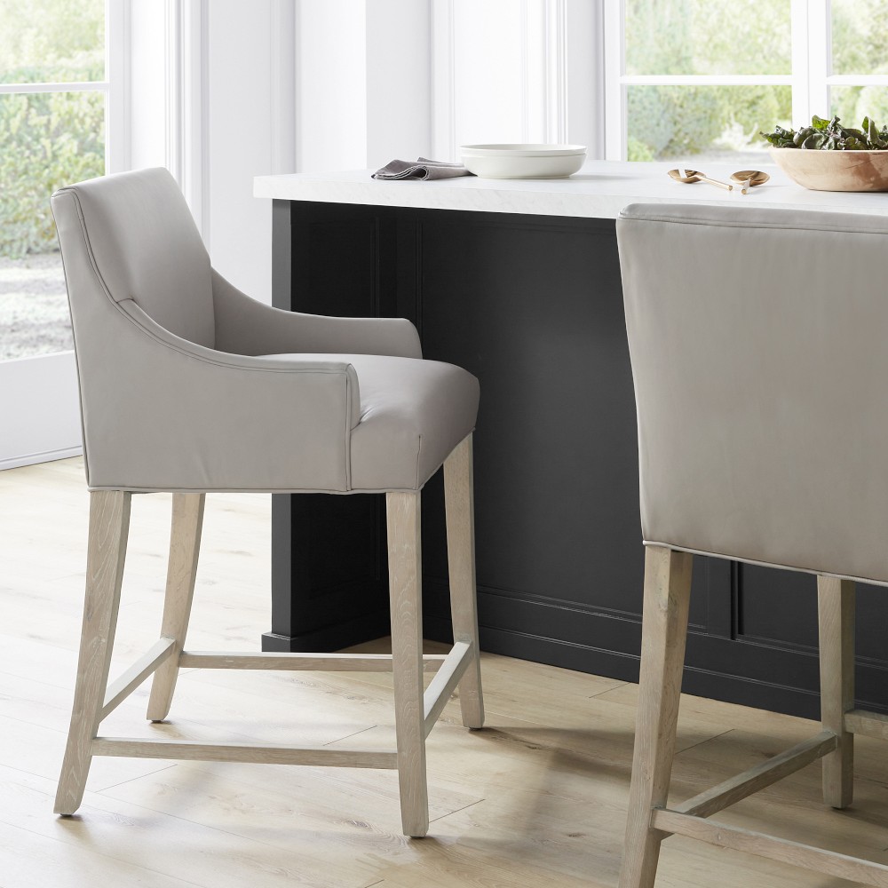 Belvedere Upholstered Counter &amp; Bar Stool