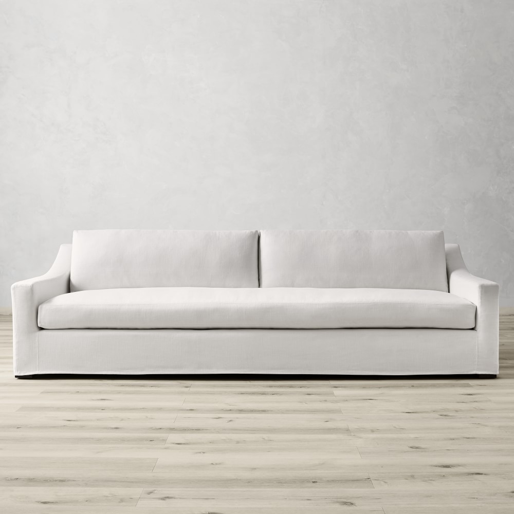 Ghent Slope Arm Slipcovered Sofa (70&quot;-108&quot;)