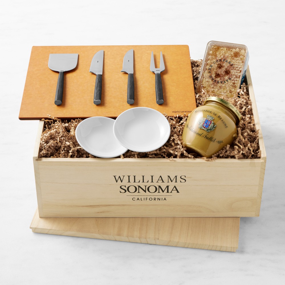 Wine &amp; Cheese Gift Crate