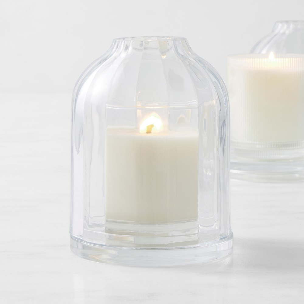 Williams Sonoma Glass Candle Cloche