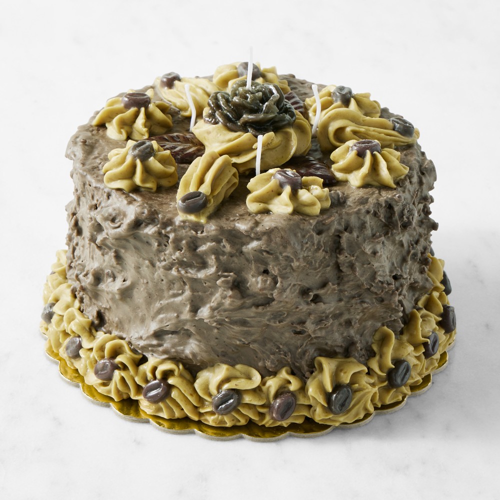 Celebration Cake Candle, Chocolate