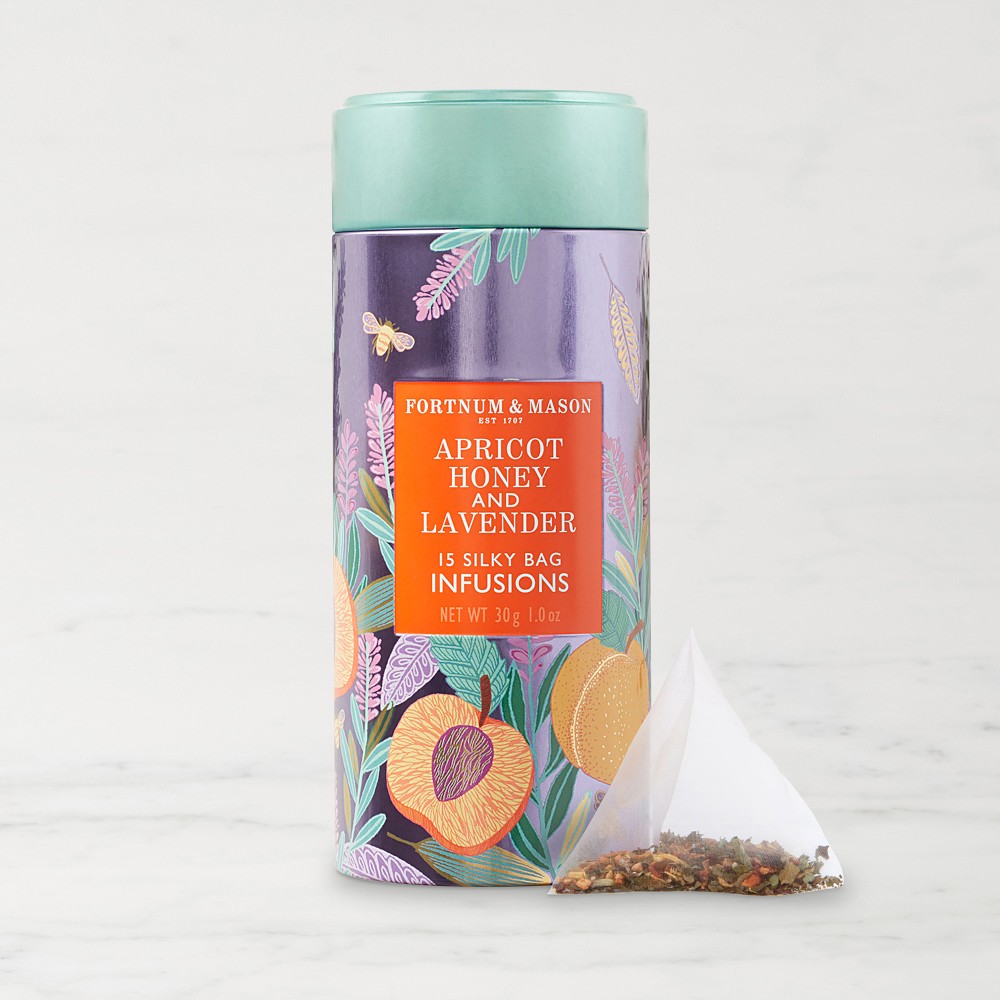 Fortnum &amp; Mason Apricot Honey &amp; Lavender Infusion Tea Bags, Set of 15