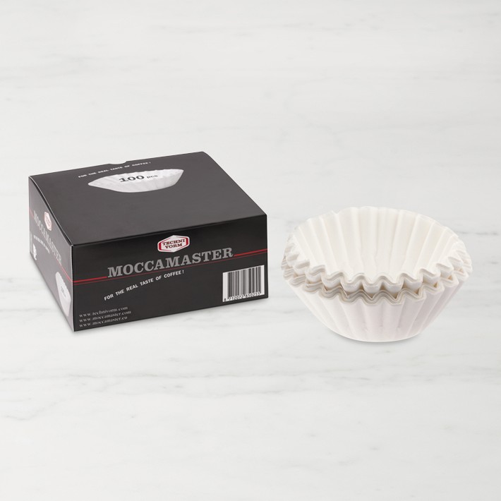 Moccamaster by Technivorm Grand Basket Paper Filters, Set of 100