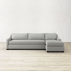 Ghent Slope Arm 2-Piece L-Shape Sofa with Chaise (31&quot;-78&quot;)