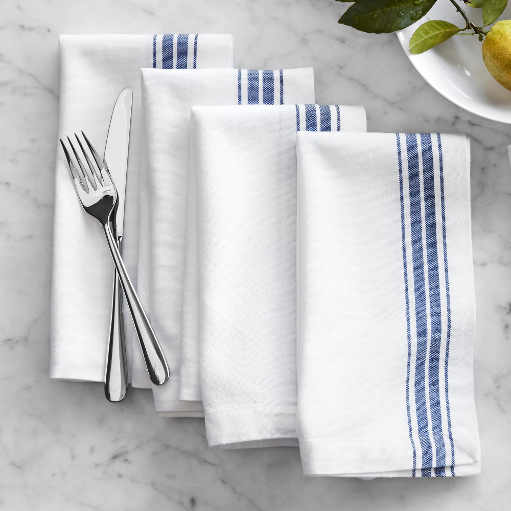 Open Kitchen by Williams Sonoma Restaurant Stripe Napkins