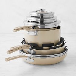 GreenPan Space Saving Stack Ceramic Nonstick 11-Piece Cookware Set - Thumbnail 2
