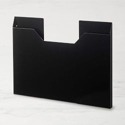Yamazaki Home Tower Magnetic Placemat Organizer, Black