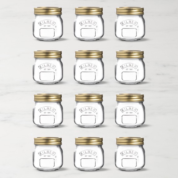 Kilner Canning Jar, 8.5 oz, Set of 12