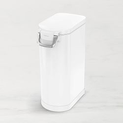 simplehuman™ X-Large Pet Food Can White Steel
