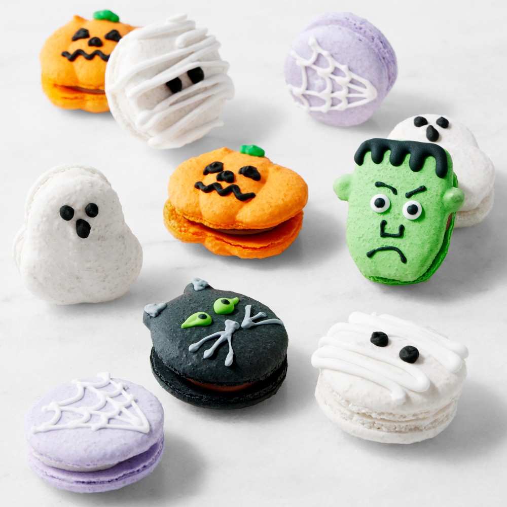 Halloween Macarons, Set of 10, Immediate Delivery