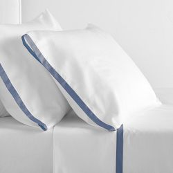 Chambers&#174; Italian Border 300TC Sateen Pillowcases, Set of 2