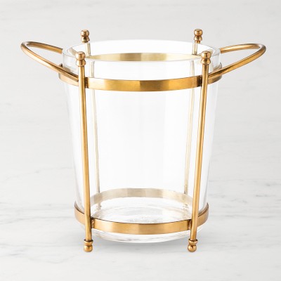 Antique Brass and Champagne Bucket