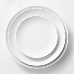 Pillivuyt Coupe Porcelain Charger Plates, Set of 4