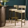 Emma Upholstered Counter &amp; Bar Stool