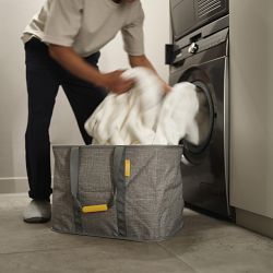 Joseph Joseph Hold-All&#8482; Max Gray Collapsible 55L Laundry Basket