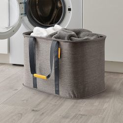 Joseph Joseph Hold-All&#8482; Max Gray Collapsible 55L Laundry Basket