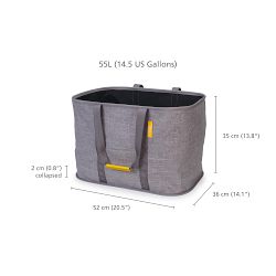 Joseph Joseph Hold-All&#8482; Max Gray Collapsible 55L Laundry Basket