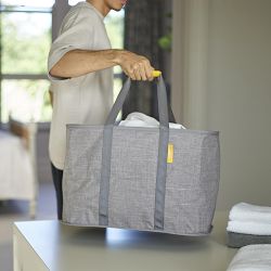 Joseph Joseph Hold-All&#8482; Max Gray Collapsible 55L Laundry Basket