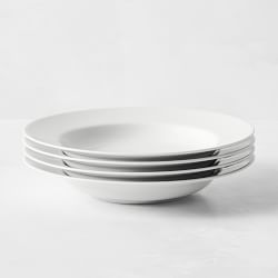Apilco Tuileries Porcelain Soup Bowls, Set of 4
