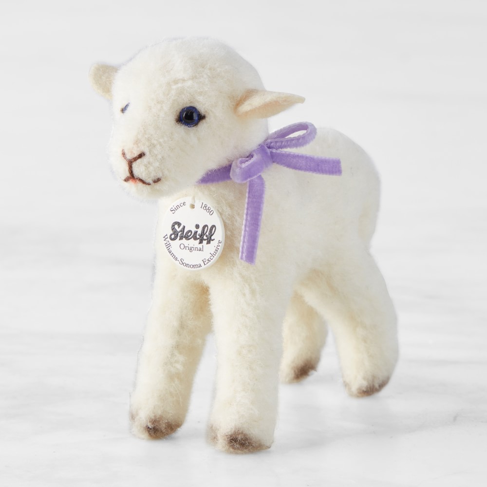 Steiff Lamb with Satin Ribbon