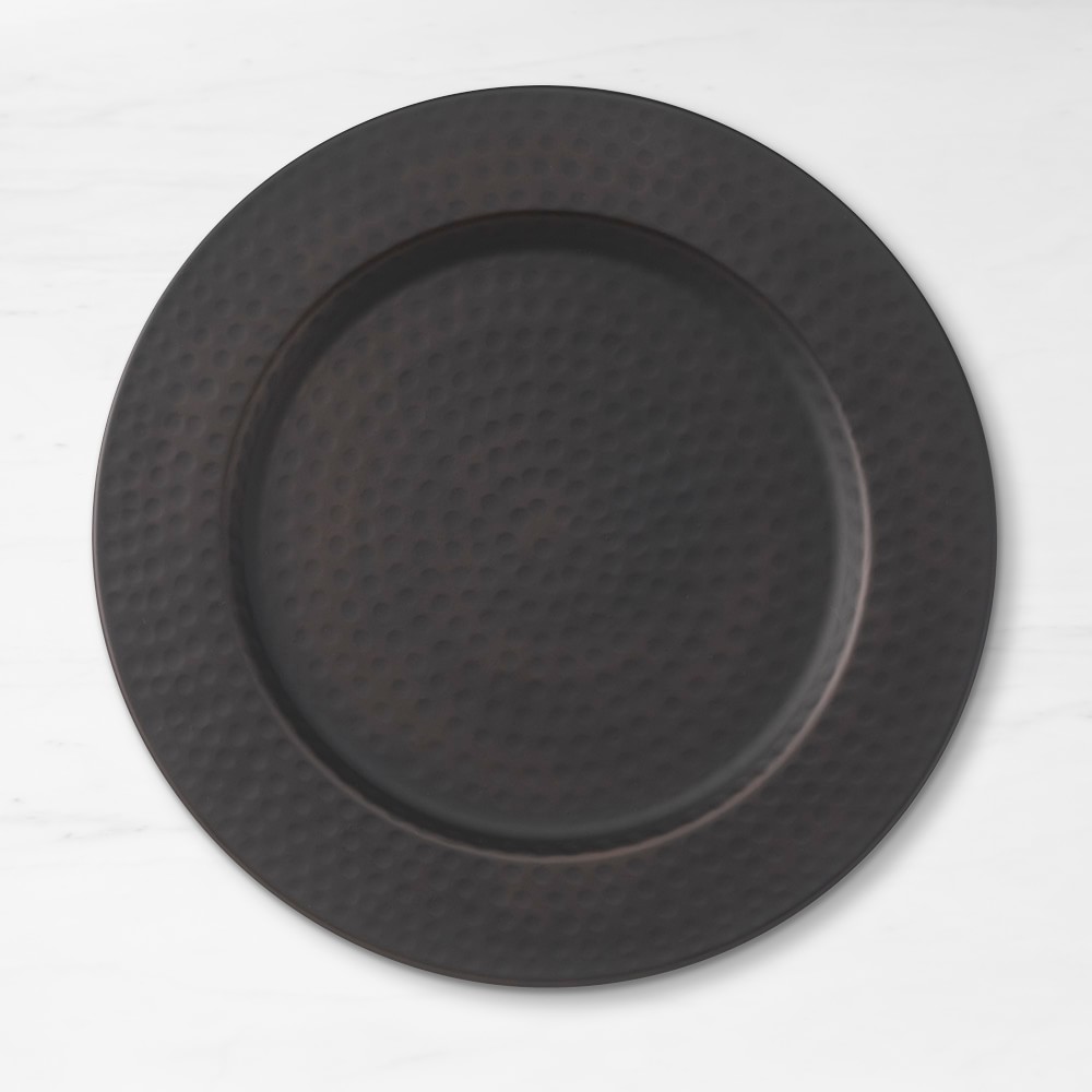 Bronze Hammered Charger Plate
