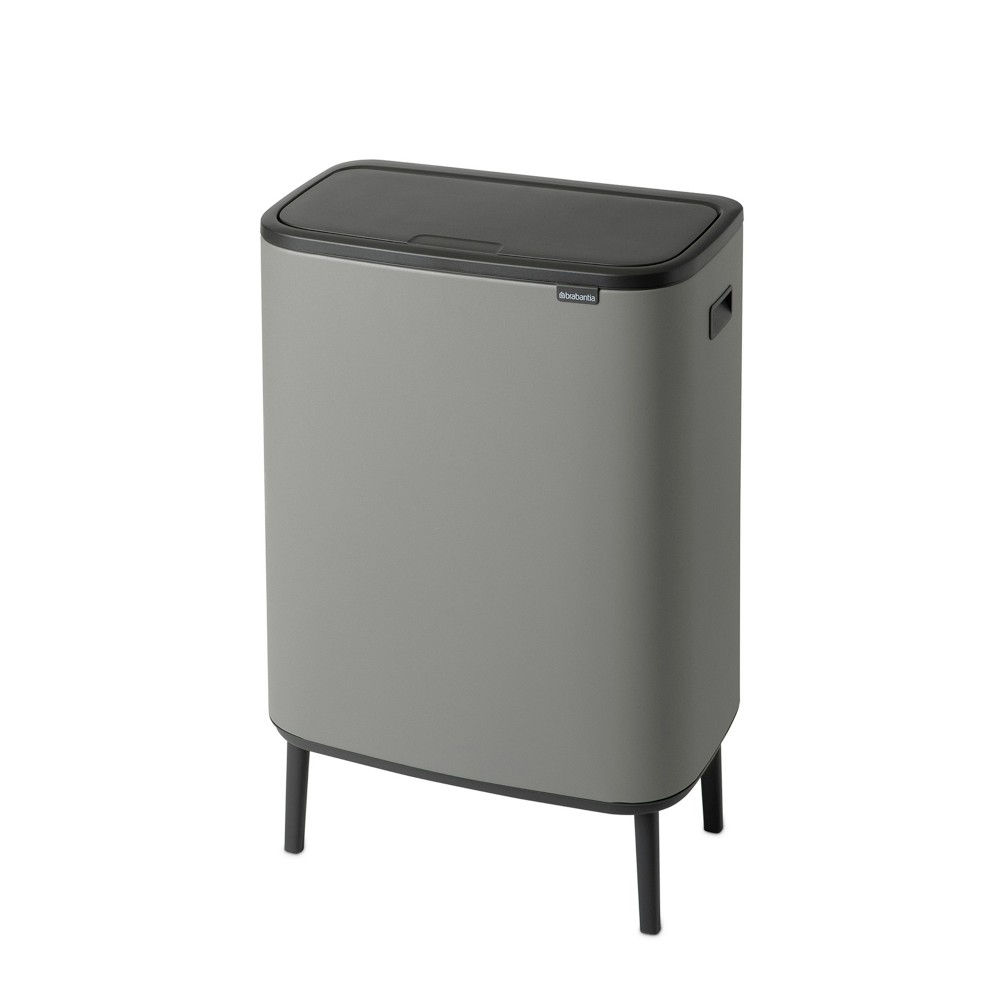 Brabantia Bo Touch Top Hi Single Compartment Trash Can, 16-Gallon