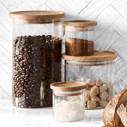 Hold Everything Stackable Glass Canister