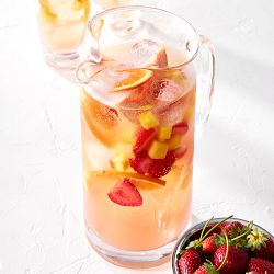 Tall Glass Pitcher