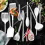 Williams Sonoma Stainless-Steel Silicone Locking Tongs