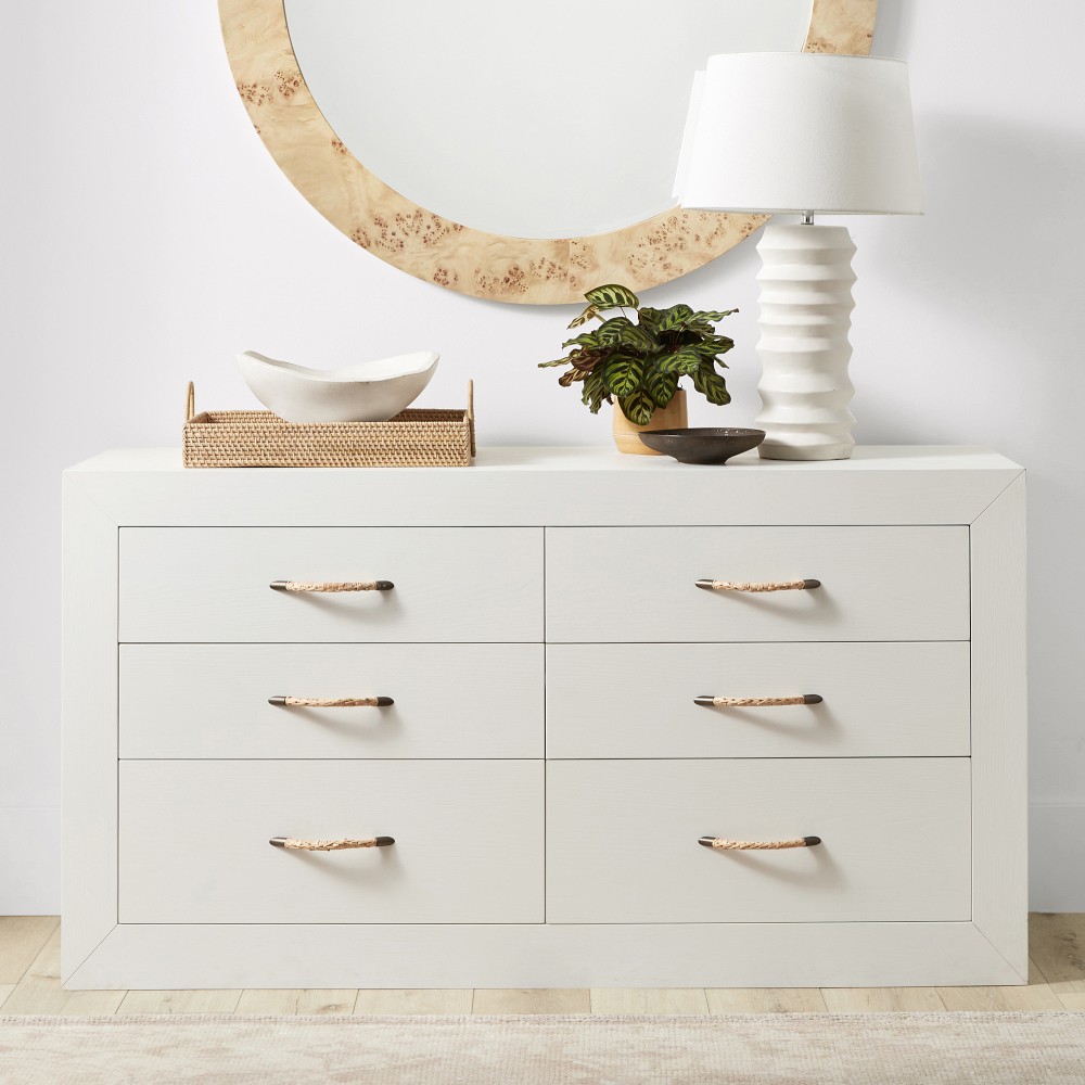 Malta 6-Drawer Wide Dresser (60&quot;)