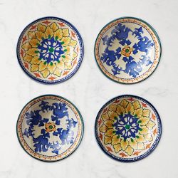 Sicily Ceramic Mixed Dipping Bowls, Set of 4