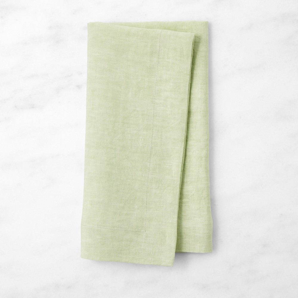 Signature Linen Napkins Set of 8 Pale Green