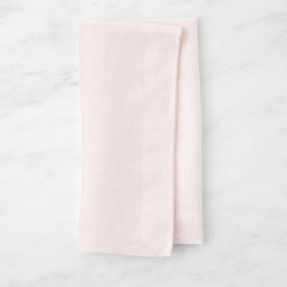 Signature Linen Napkins Set of 8 Pale Pink