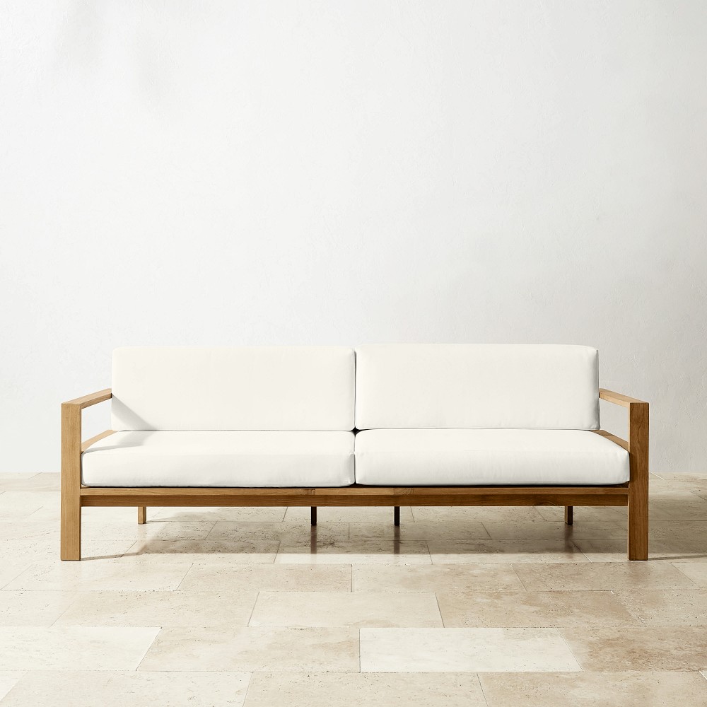 Ojai Outdoor Natural Teak Sofa (90&quot;)