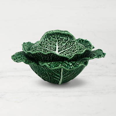 Bordallo Pinheiro Cabbage Tureen, 67 oz, Green