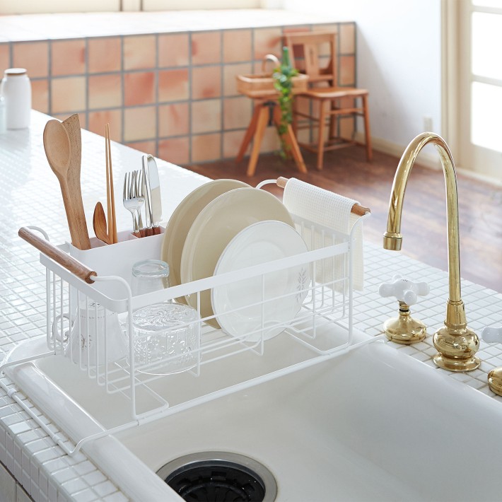 Tosca Over-the-Sink Dish Rack White Williams Sonoma