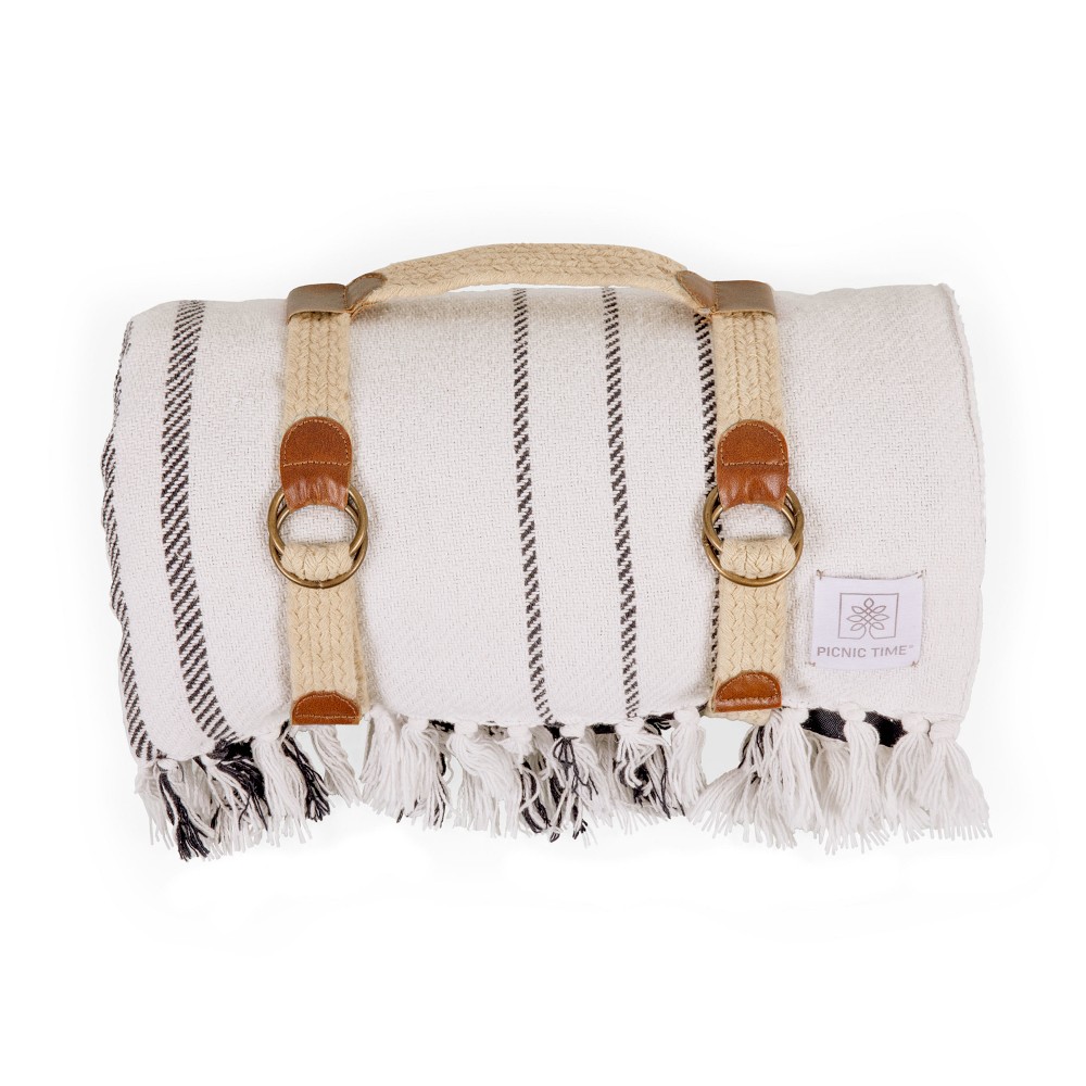 Sayulita Picnic Blanket with Harness, Stripe