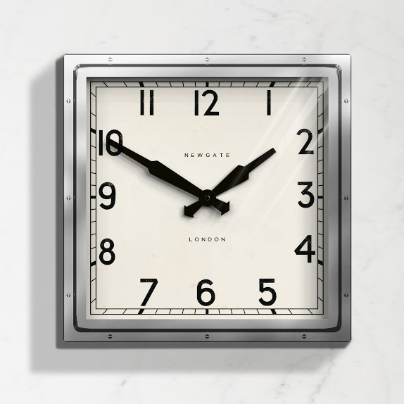 NEWGATE | Number Four Wall Clock − Stone Grey — ANTRY USE