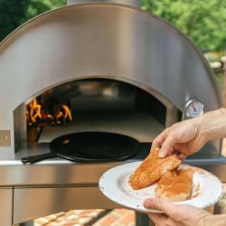Fontana Forni Margherita Wood-Fired Pizza Oven &amp; Cart