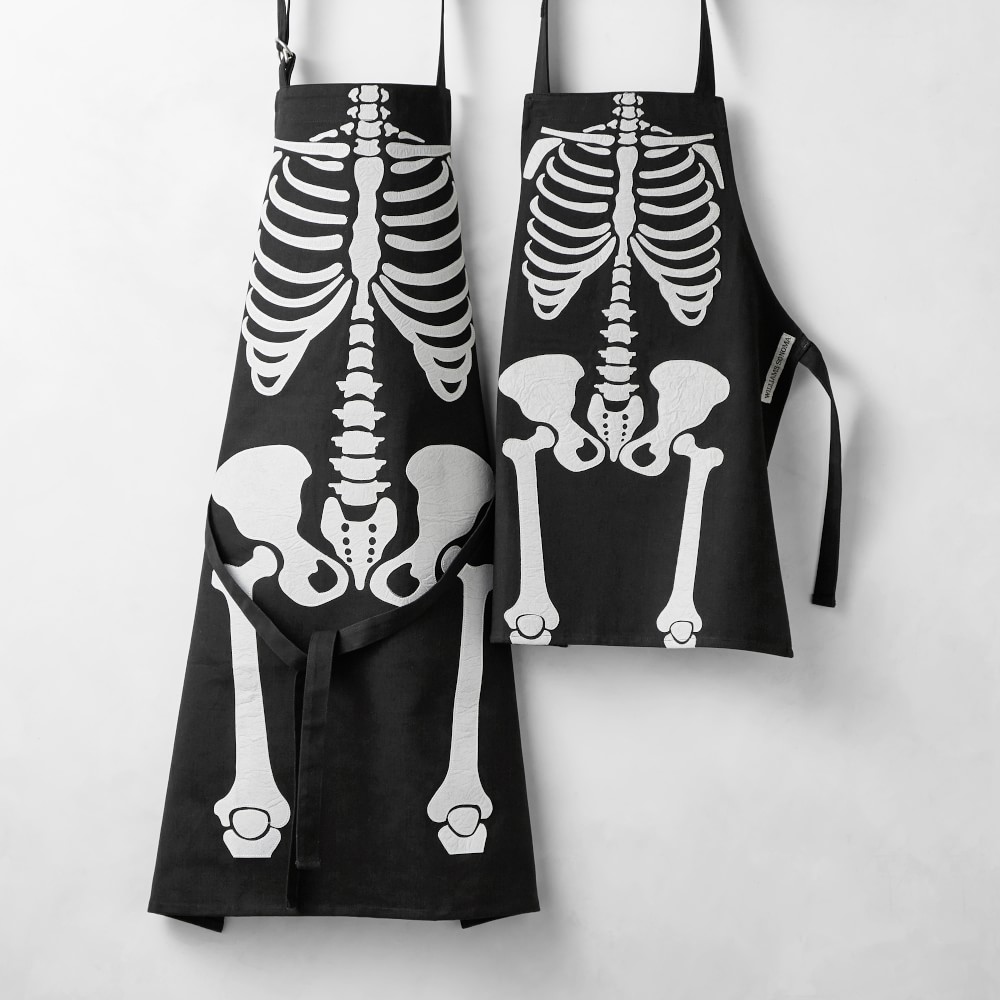 Halloween Skeleton Apron, Adult