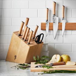 Shun Hikari Knife Block, Set of 12