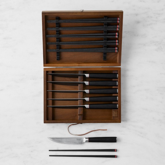 Williams Sonoma Chopsticks and Steak Knife, Set of 12